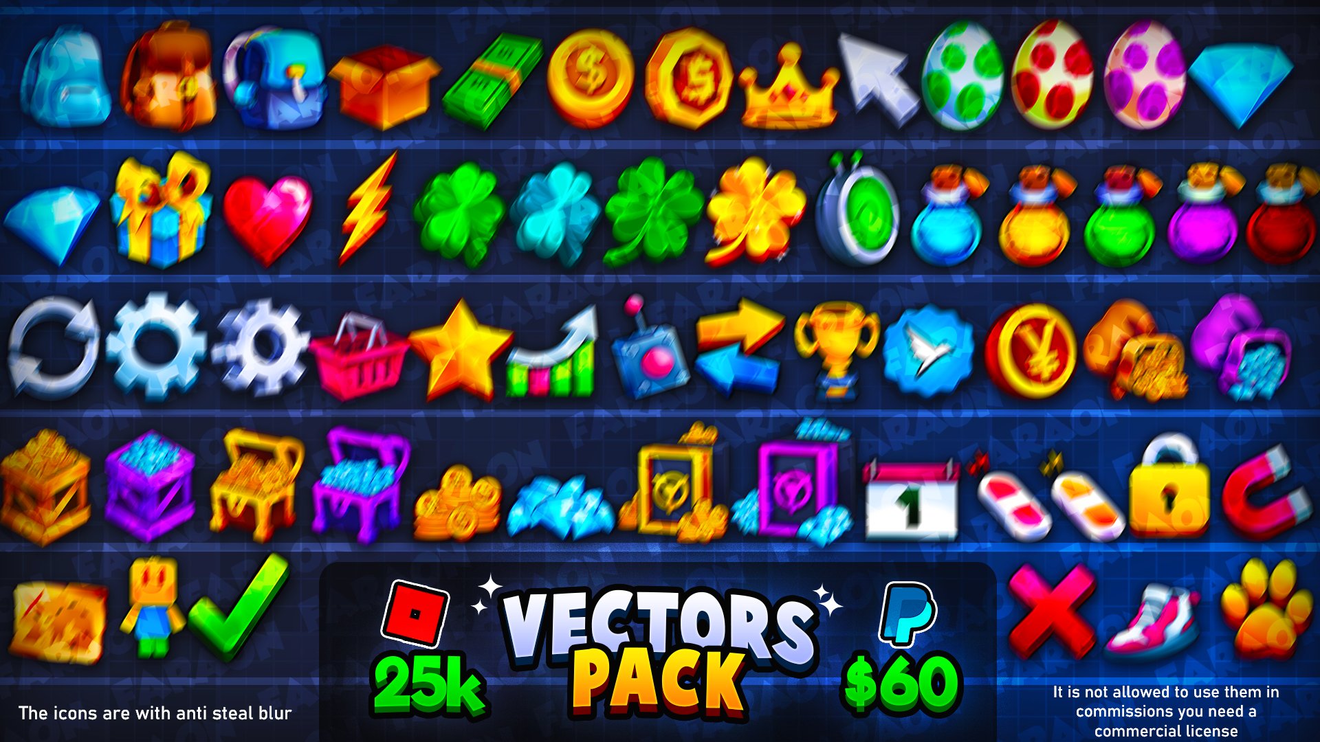 FaraonArts™️ (Commissions CLOSED) on X: Roblox Vector icons Commission!😍 Likes ♥️ and Retweets🔁are Appreciated! #Roblox #RBXDev #RobloxDev #RobloxArt / X
