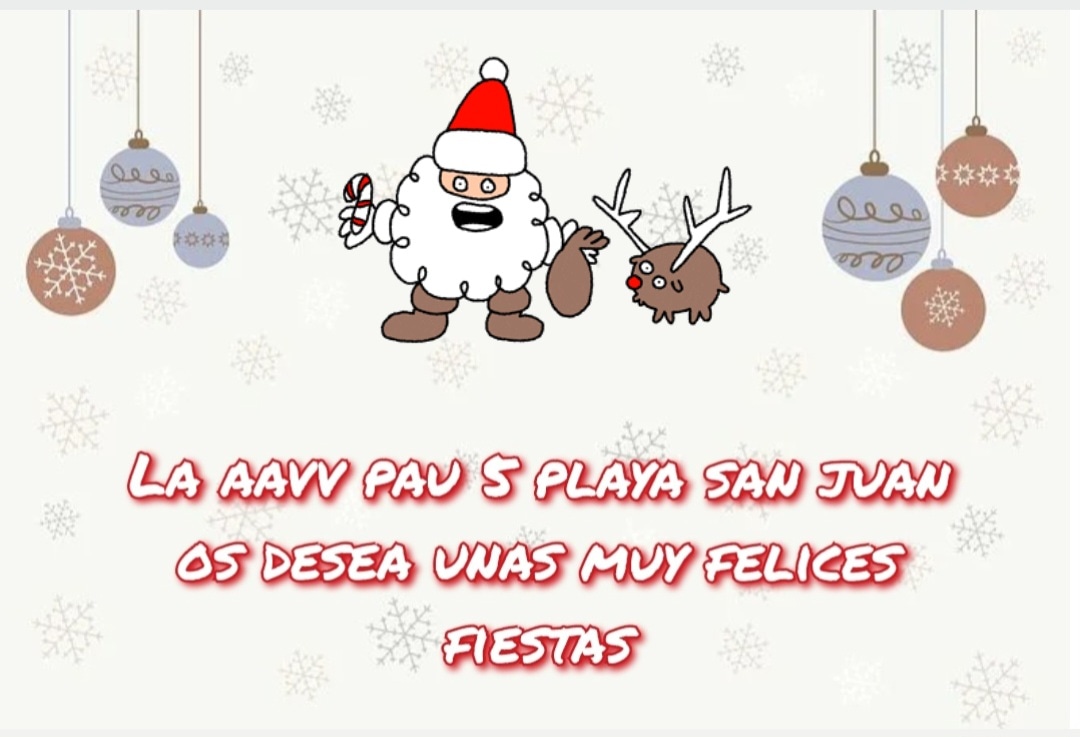 aavvpau5's tweet photo. Felices fiestas‼️ #pau5playasanjuan
#paucinqueros
#playasanjuan
#Alicante
#pau5 https://t.co/hzfixi8dT2