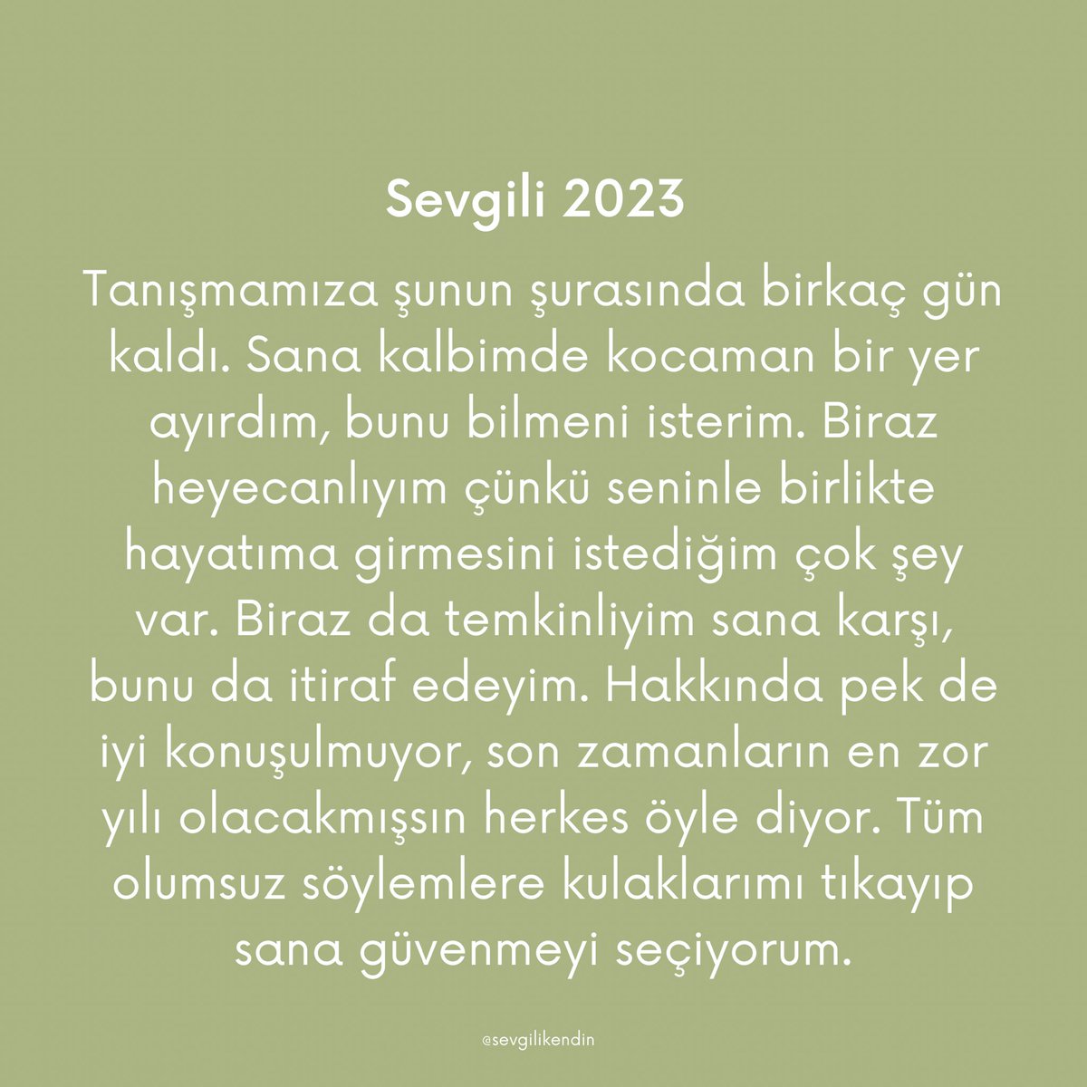 Sevgili kendim, (@sevgilikendin) on Twitter photo 