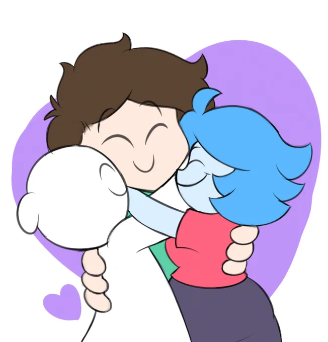 Boolia and Lumee give me/my sona a Ghost hug love  
