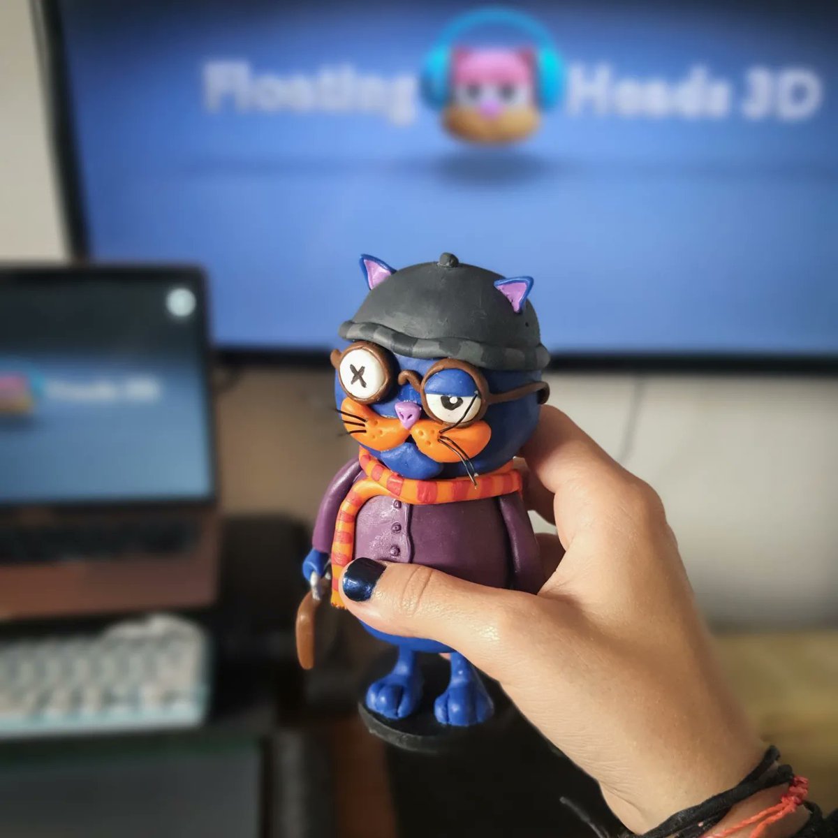 floatingheads3d's tweet photo. O Mr.Togu ganhou vida pelas mãos do MZamaroArts! 
O primeiro personagem que eu criei e uma das minhas primeiras ilustrações pra NFT! Sem palavras pra esse presente ❤️

Siga ele no instagram: @mzamaroarts

E no Facebook: https://t.co/WJs5YTjyTw

#sculpture
#artistsoninstagram https://t.co/RBPfdYziPR