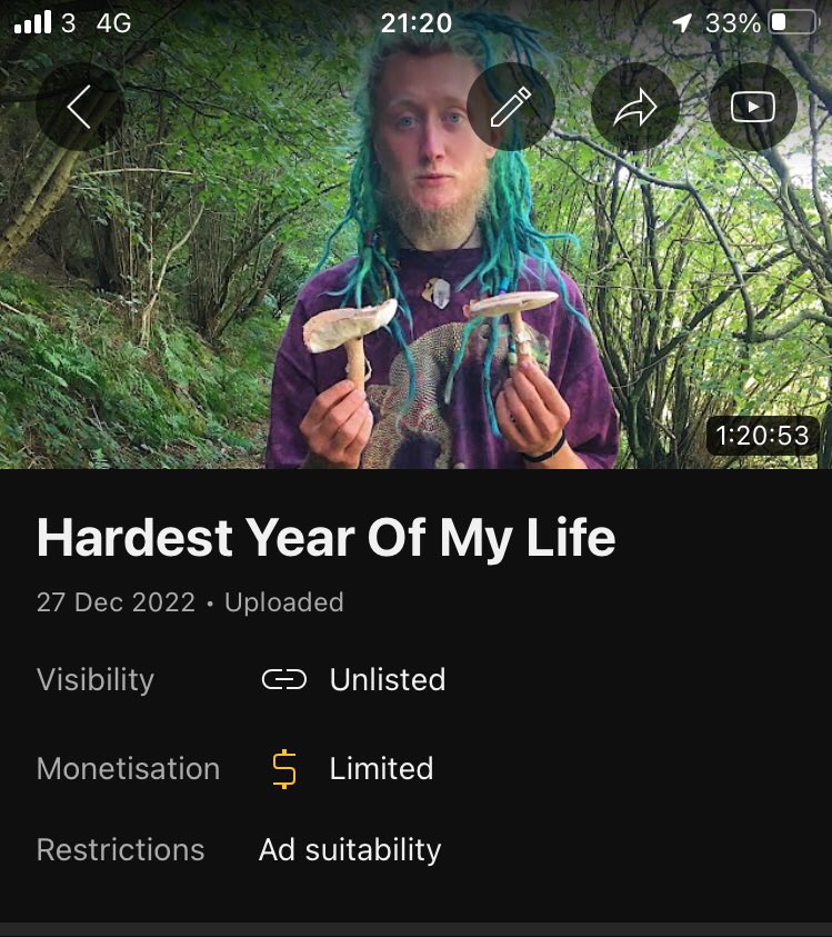VEE3RDEYE's tweet photo. Hi Team Youtube

I just spent a year documenting the hardest year of my life &amp; spent 3 months editing it. It complies with all monetisation rules yet it’s been demonetized by the AI.

I really want to make this public tonight.

Need human help 😭🙏🏻

@TeamYouTube @YouTubeCreators https://t.co/oKM1Y5C2is