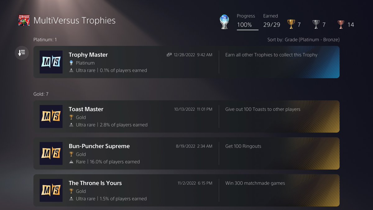 VeritasSaintt's tweet image. #Multversus was fun and nostalgic. #PlatinumTrophy wasn't too difficult. Great alternative to Smash Bros and Brawlhalla. #WarnerBros #PS5Share