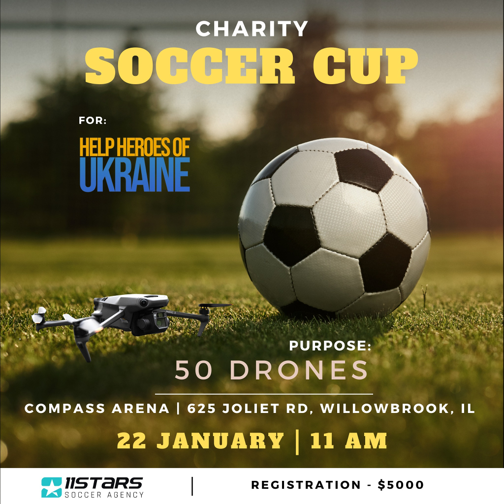 Join us for the 🇺🇦 Charity Cup Max: 16 teams Info: 773-712-3036 Register: docs.google.com/forms/d/e/1FAI… #IndoorSoccer
