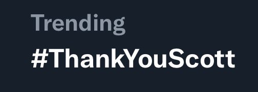 another day, another trending 🥲💞 #ThankYouScott @scotthoying