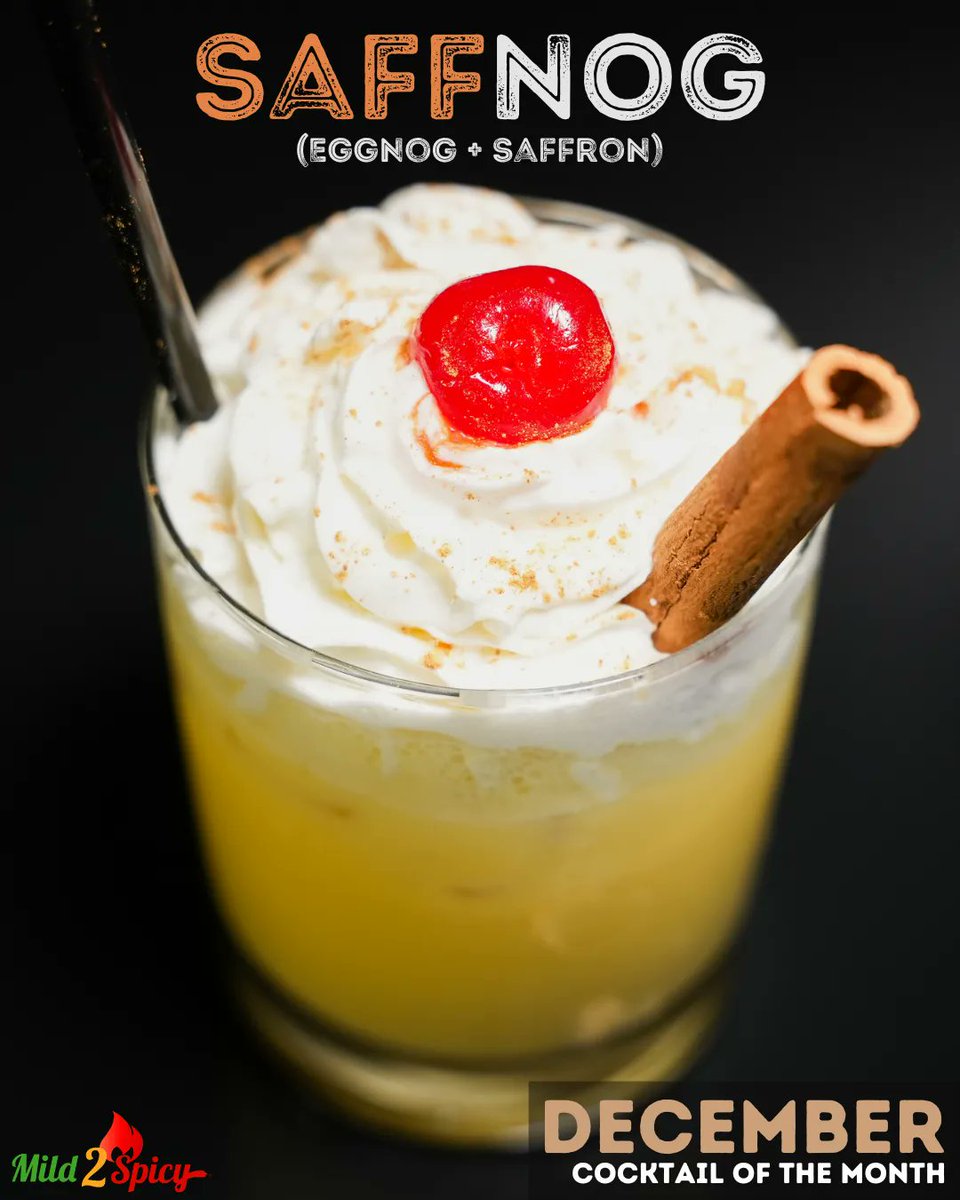 mild2spicy's tweet photo. Eggnog + Saffron = one heck of a delicious cocktail concoction! It's only available until this week so make sure to try it while you can!

 #mild2spicy #chicagofood #chicagofoodie #lakeviewchicago #lakevieweast #indianfoodchicago #EatLocalChicago https://t.co/OwLMGHxzzf
