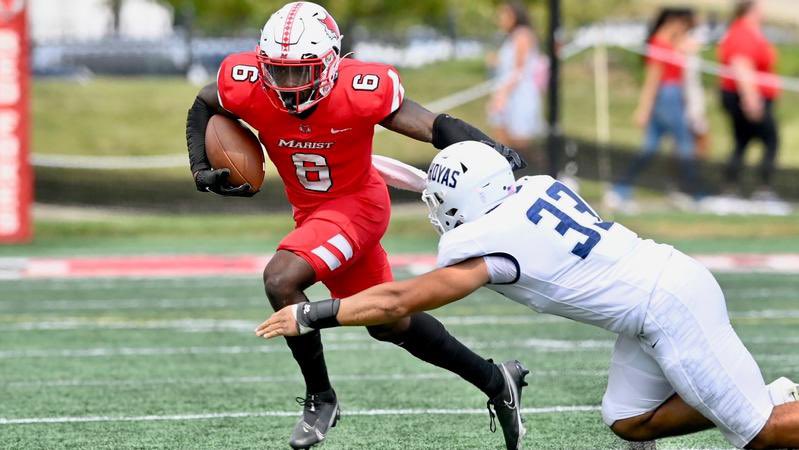 David Okoi (@davidokoi2) on Twitter photo After a great conversation with <a href="/CoachGroce/">James Groce</a> I am blessed to receive an Offer from Marist college <a href="/CoachUBrown/">Umbrah Brown</a> <a href="/PCHSRecruiting/">PCHS Recruiting</a> @PCPatriotsFB <a href="/Marist_Fball/">Marist Football</a> @coachbelew14 <a href="/CoachJordyDubb/">Jordan Wilson</a> After a great conversation with <a href="/CoachGroce/">James Groce</a> I am blessed to receive an Offer from Marist college <a href="/CoachUBrown/">Umbrah Brown</a> <a href="/PCHSRecruiting/">PCHS Recruiting</a> @PCPatriotsFB <a href="/Marist_Fball/">Marist Football</a> @coachbelew14 <a href="/CoachJordyDubb/">Jordan Wilson</a>