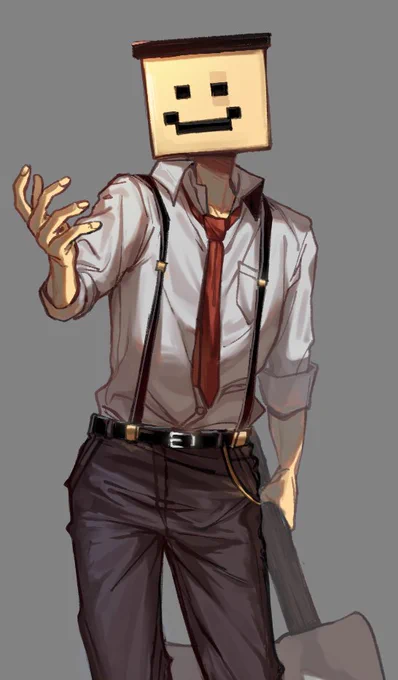 *gives him Minecraft head* #quackityfanart #dreamsmpfanart 