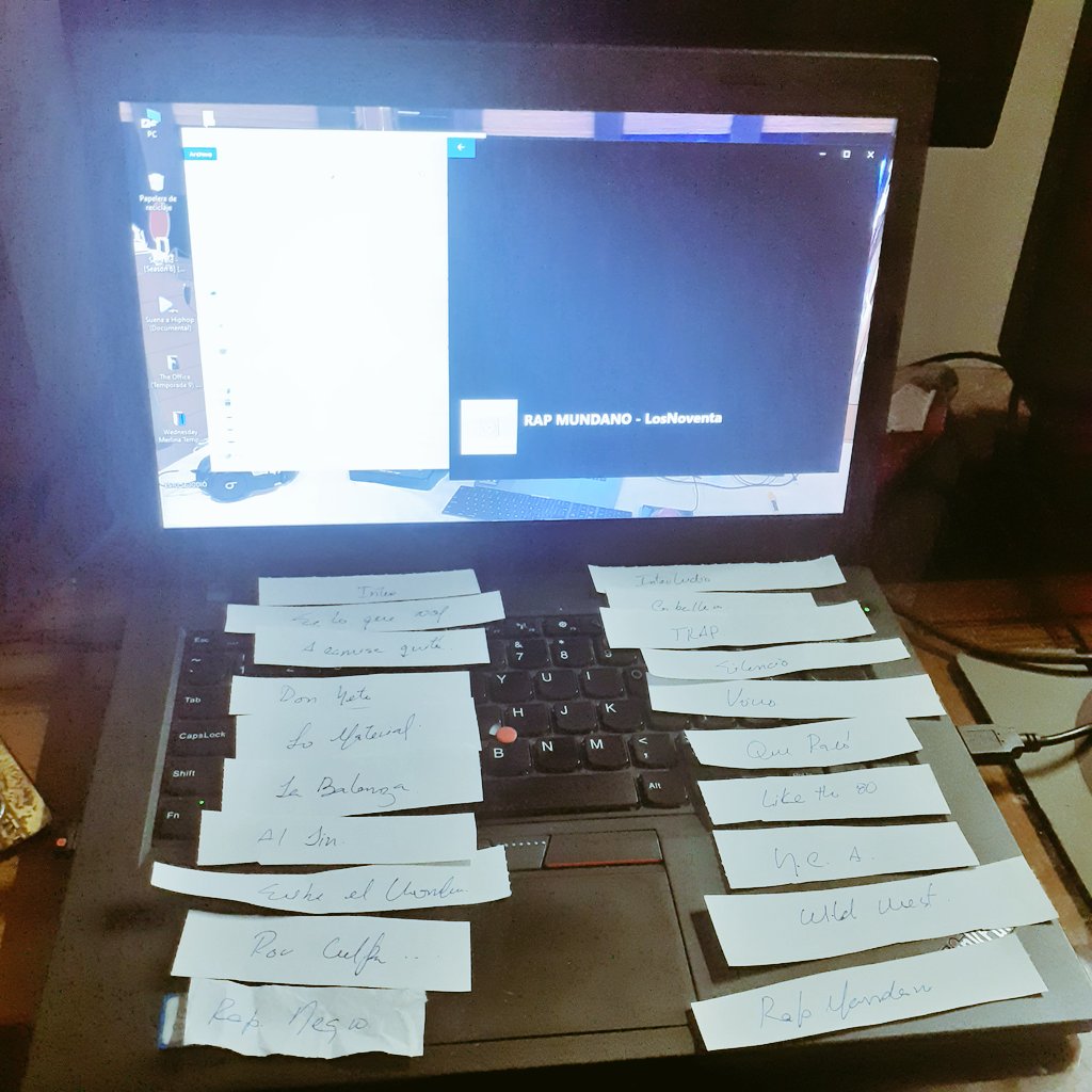 LosNoventa_'s tweet photo. En proceso de organización de #ElCrew 🔥, serán 20 temas.
Pronto digo todos los integrantes https://t.co/Pwb7HEH4j2