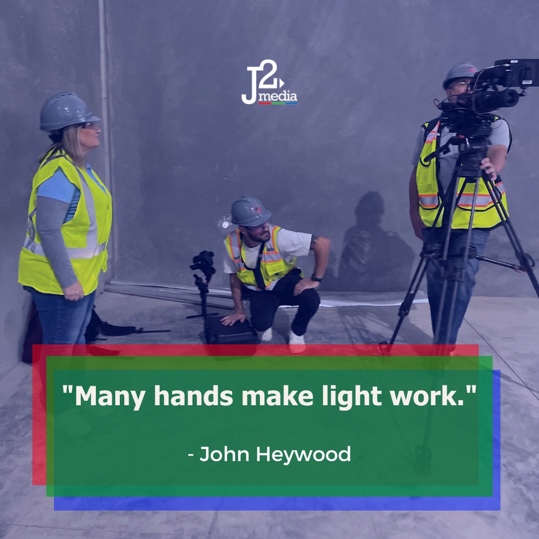 Many hands make light work. - John Heywood
#QOTD