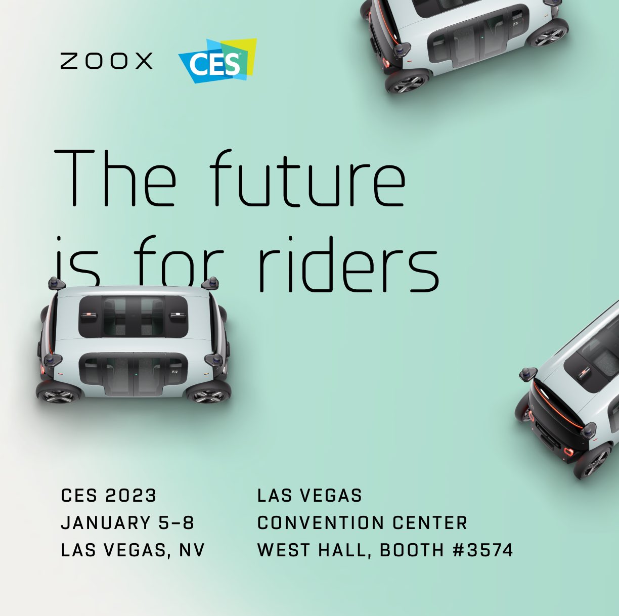 Zoox on Twitter "Our purposebuilt robotaxi is heading to Las Vegas