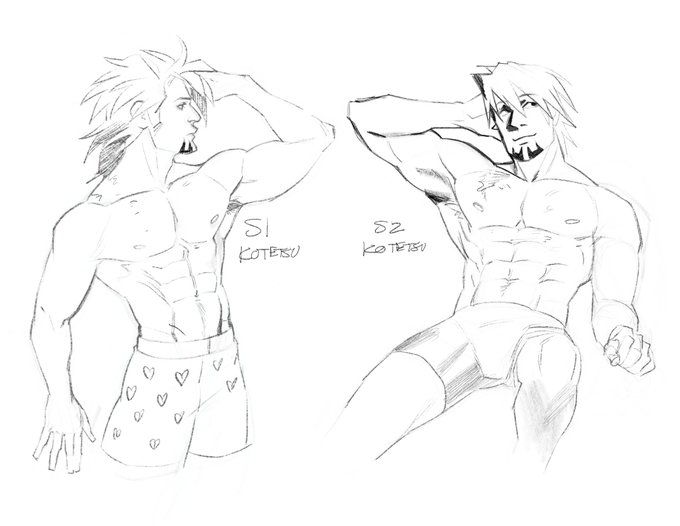 Learning procreate! Some s1 kotetsu and s2 kotetsu exploration hheheheh 