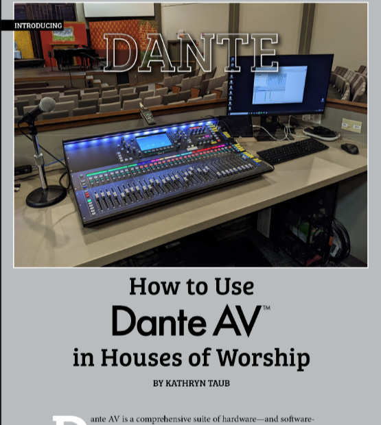 How to Use Dante AV in Houses of Worship

Dante has long been the industry standard for audio transport, but Dante AV (Dante video) is still relatively new.

#TFWM #churchtech

ow.ly/N8uC50Me5Gt