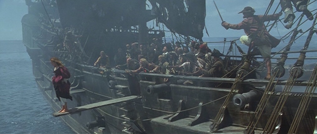 TheCinesthetic's tweet image. Pirates of the Caribbean: The Curse of the Black Pearl was released on this day 20 years ago.