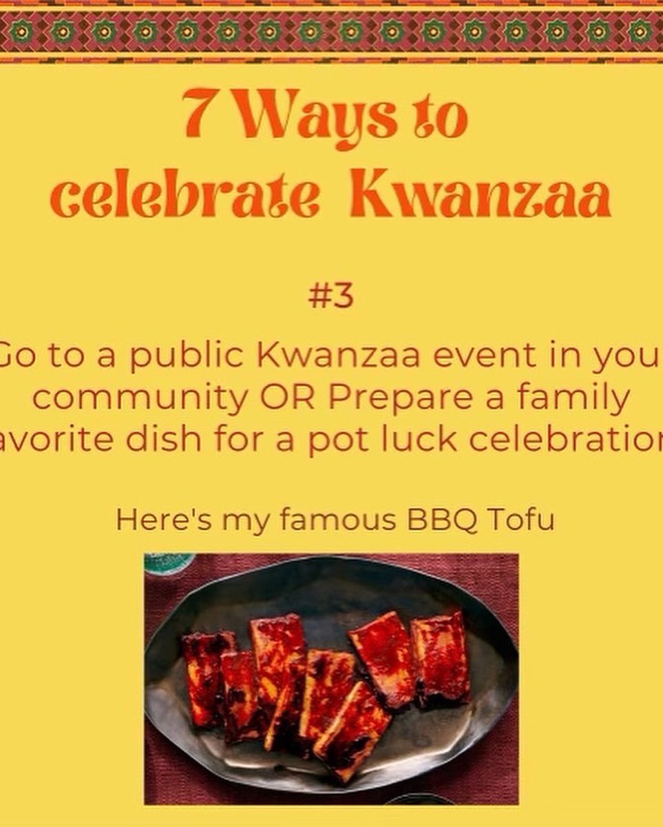 drfolami's tweet photo. Habari gani?! Love the timing as I got a NY Times email this morning featuring Kwanzaa recipes and there I was. Ujima is all about Ubuntu. I am because we are. We need each other and we go further when we go together. #kwanzaa #Ujima https://t.co/HnsyEzUHnb
