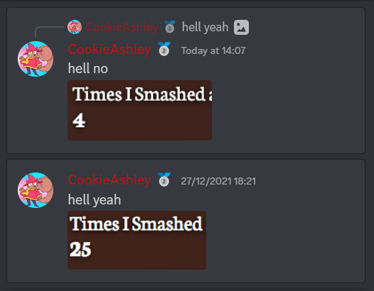 Mmmm, smashing.