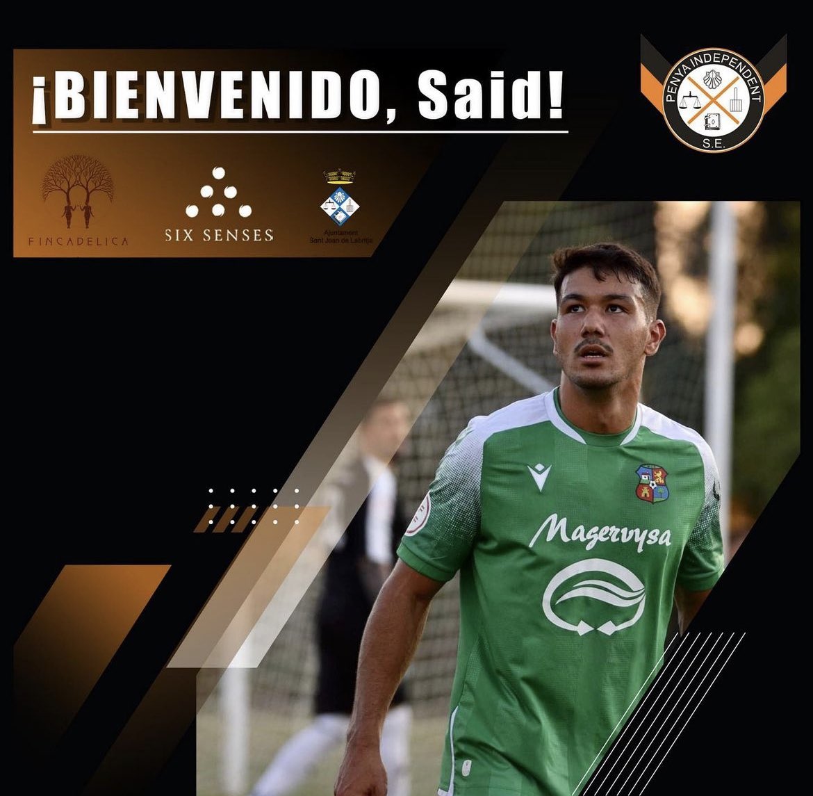 ¡FICHAJE! 🤝✅

✍️ <a href="/saidougri11/">said</a> se une al <a href="/SE_Pindependent/">SE Penya Independent</a> 

🕵️ El atacante recala en el conjunto balear tras su paso por el <a href="/moralocp/">Moralocp</a> 

✅ Gol y lucha 

🙌 ¡A por todas crack!

#AGDavidCopito