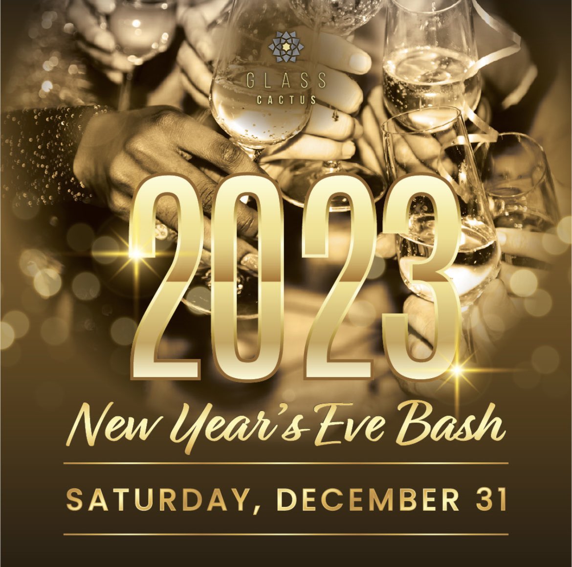 The countdown to 2023 has begun!! ⏳

Break out your 70's cocktail attire and toast to the new year with us at the Glass Cactus New Year's Eve Bash featuring 'The Greatest Disco Band in the World', Le Freak! 🥂