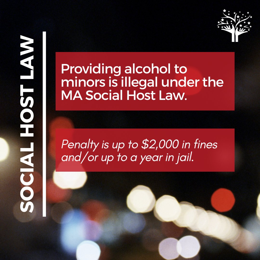 Are you planning on hosting New Year's Eve party this year? Make sure you know the Social Host Law and how it could impact you and your youth. 

Think twice before hosting and providing alcohol to youth. 

It is not as safe as you think it is.

#KnowTheLaw#ThinkTwice