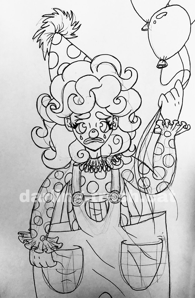 TrashCatX3's tweet photo. Sad Clown Hours 🤡🌧️

#Art #smallartist #clown #sad #sadclown #Pencildrawing https://t.co/Eg6M6s9Tjv