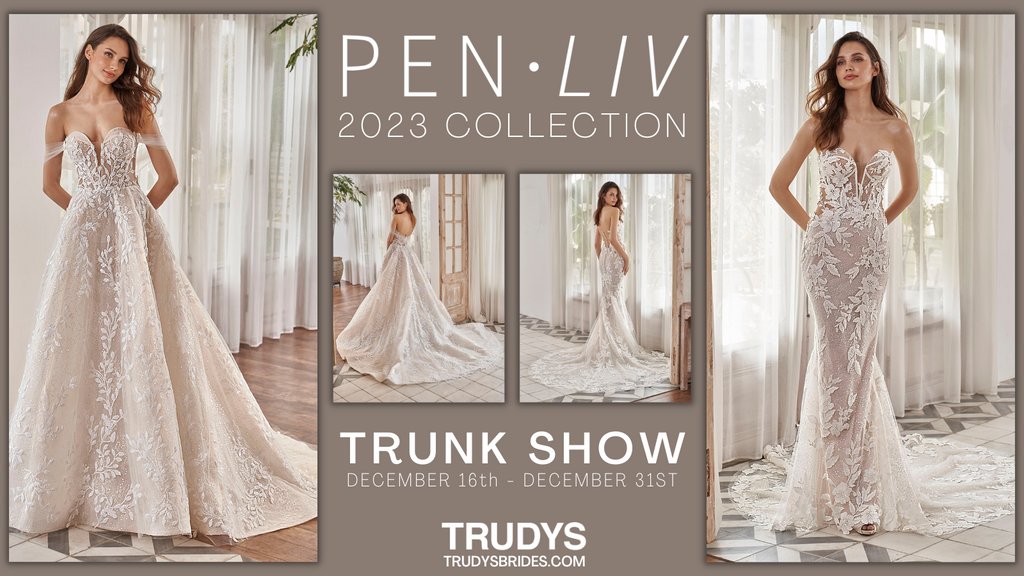 TrudysBrides's tweet photo. Try on the NEW 𝗣𝗘𝗡·𝙇𝙄𝙑 debut collection before these gowns leave! Enjoy a special discount on 𝗣𝗘𝗡·𝙇𝙄𝙑 gowns now thru December 31st. Call 408.377.1987 for your appointment.

FEATURED GOWNS: Averie &amp; Amor

#weddings #weddingdress #weddinginspo #bayarea https://t.co/gYFQOq0G3t