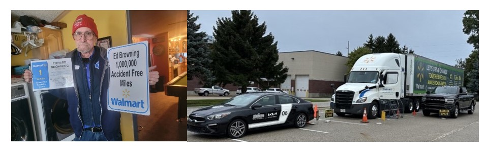 What an amazing accomplishment for <a href="/Walmart/">Walmart</a> driver Ed Browning, who's been honored for his impeccable safe driving performance. Ed has now surpassed one million accident-free miles! On behalf of the entire <a href="/PutOnTheBrakes/">B.R.A.K.E.S.</a> team, congratulations!
#JonAndJamesForever #DriveSafe