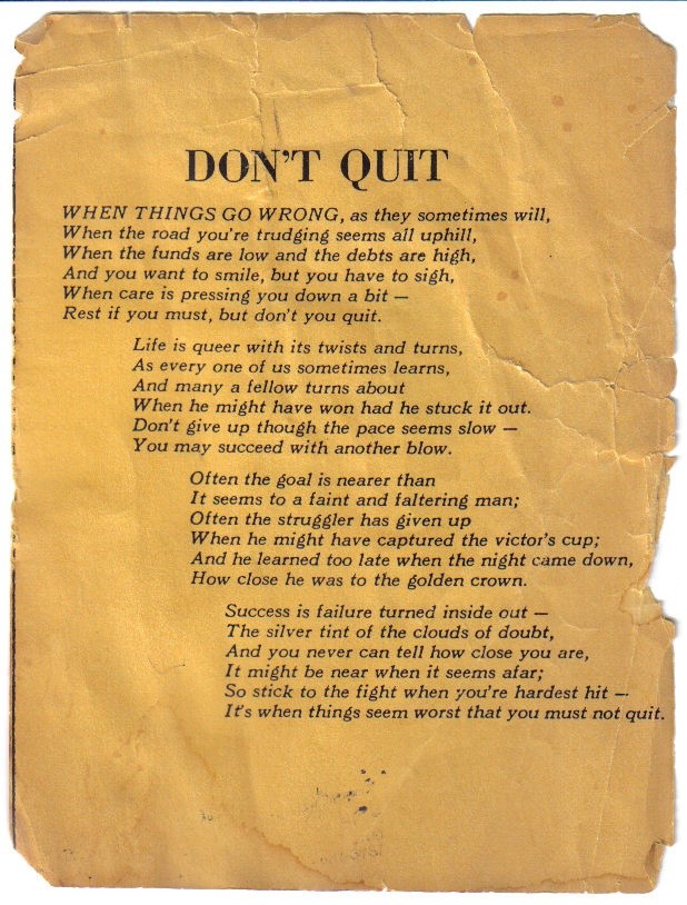 UPSC_Dreams's tweet photo. &amp; I repeat... Don't quit...!! https://t.co/qY7FKYmD4w