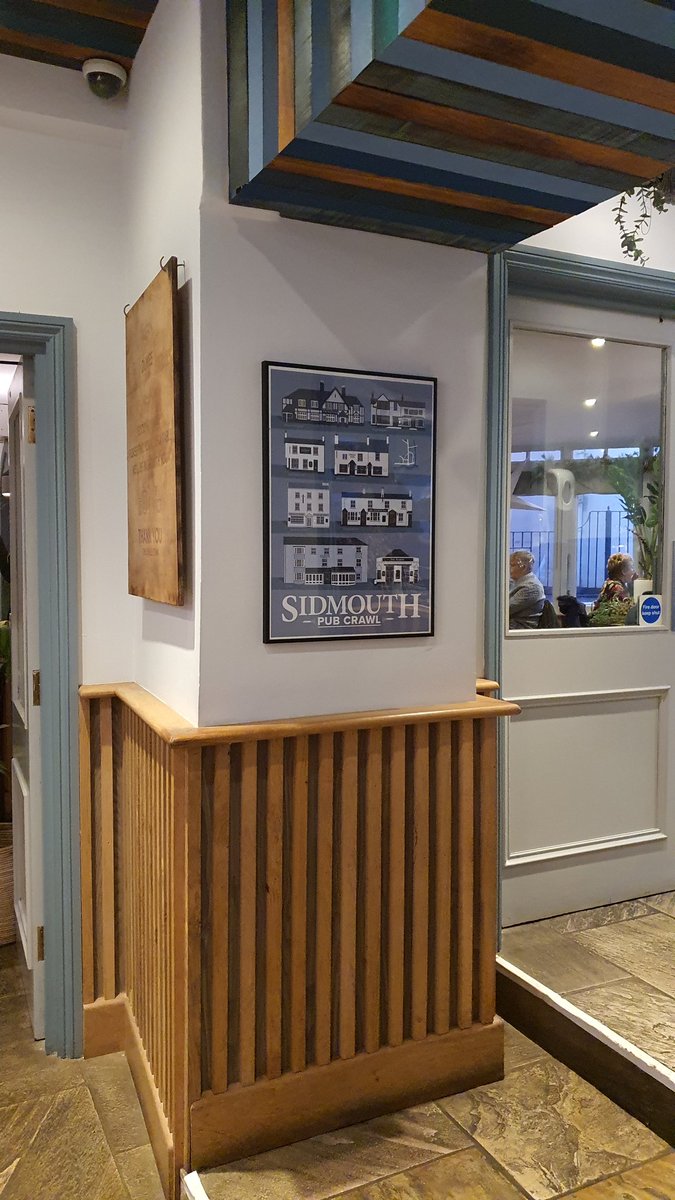 😍 Finally got to see my Sidmouth pub crawl poster in situ, whilst dining at the lovely Dukes 
@Dukessidmouth
lazystuff.com/shop/a2-sidmou…