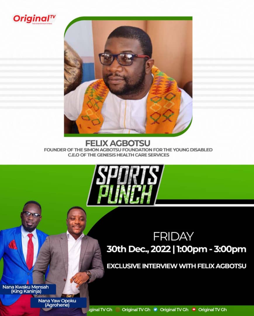 Original919fm's tweet photo. #SportsPunch on @originaltvghana 
Make a date with us.. https://t.co/kCnanW3Nfr