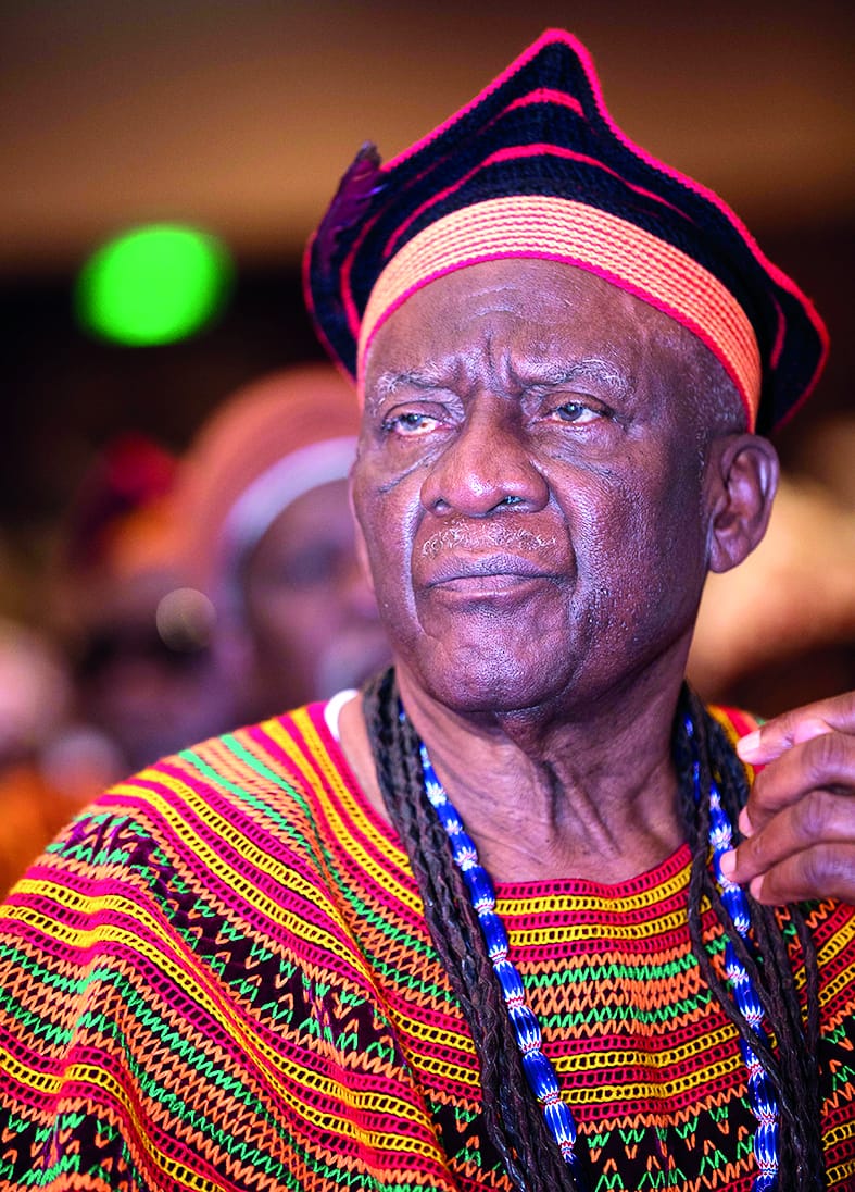 MarkBareta's tweet photo. John Fru Ndi's interview is so vexing to the core. This man who has exiled himself and return to Bda should direct his anger towards Biya and his military causing untold suffering in Ambazonia. Fru Ndi sold the original vision of the SDF and has no moral authority to lecture us. https://t.co/LrkJSjOEyD