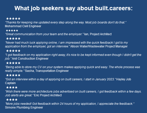 builtcareers's tweet photo. Find your next Architecture, Engineering, or Construction job @ https://t.co/AeX29mEl8Q. Don't see the perfect job, sign up for job alerts, free &amp; confidential.

#architecturejobs #engineeringjobs #constructionjobs #builtcareers https://t.co/xDoKVVI4tB