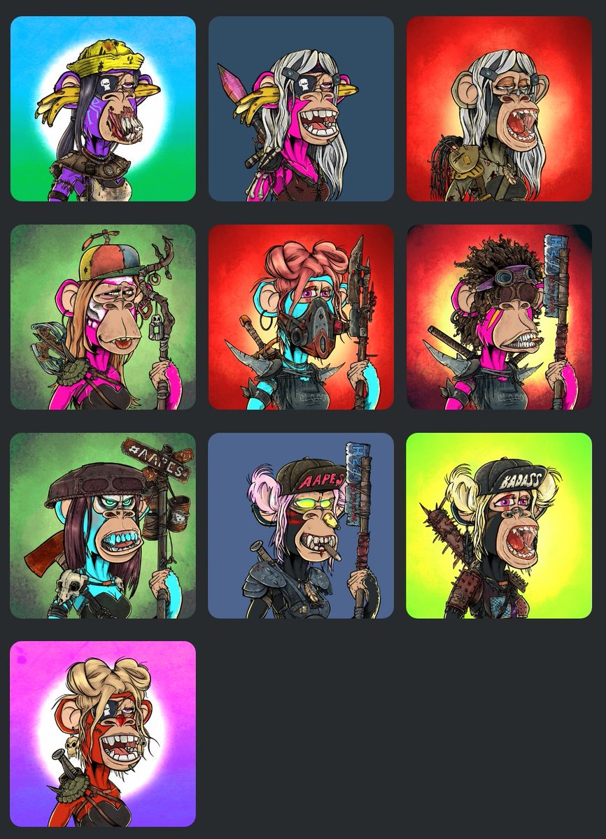 AdrianaPeppers's tweet image. My Darling Queens 👑
As we embark on this journey into a New Year 🎆
Our final destination is unclear...
Tho I am certain we r going 2 FU@K S#IT UP the whole way there. 
Peep this Arsenal 🥷 
#Whip #RocketFish #AAPES #AAPEQueens
@0xaDax0 @TheHaddy
@Fityeth @ColaciJarred @Dr_Zinu