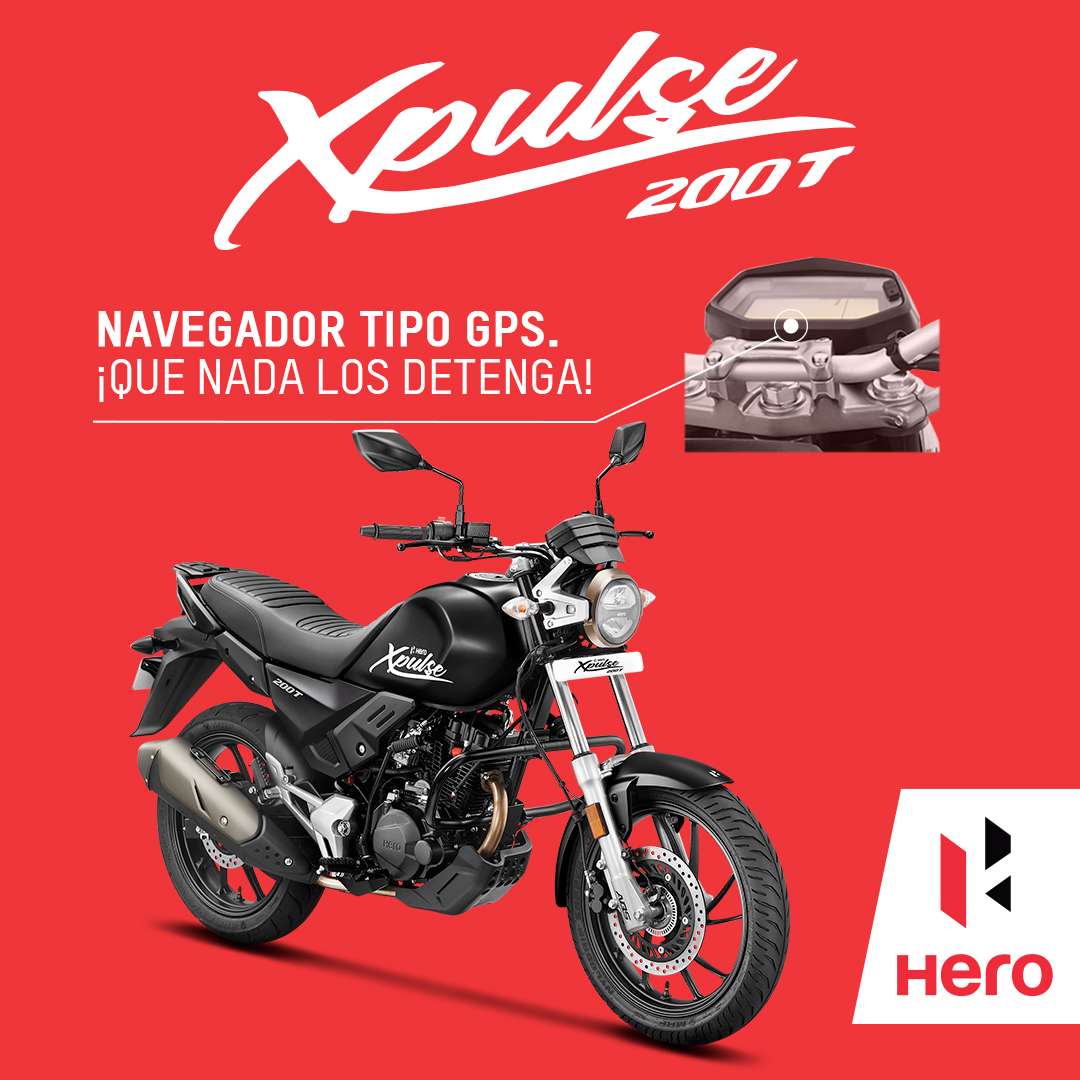 VengaLaAlegria's tweet photo. La #Xpulse200T cuenta con navegador tipo GPS para que nada los detenga y salgan a rodar a cualquier destino. Más información en: https://t.co/kwcpluDiEa
@HeroMotosMx https://t.co/OskbtpFtXi