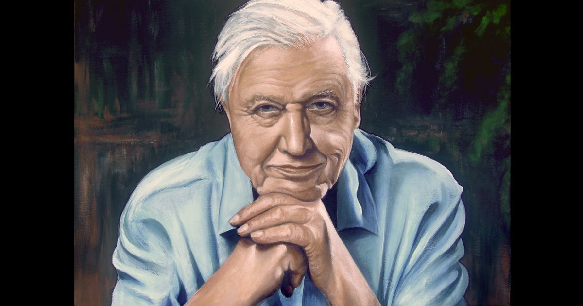 artymarksart's tweet photo. Another icon - proper legend… Sir #DavidAttenborough
Oil on Canvas, 60cm x 42cm
#portrait #oilportrait #portraitpainting #portraits #oilpaintings #oilportrait #fineartist #fineartcommissions #portraitcommissions #florenceacademyofart #portraits #portraitart #vaaworkingartist https://t.co/tLqkLxtBG3