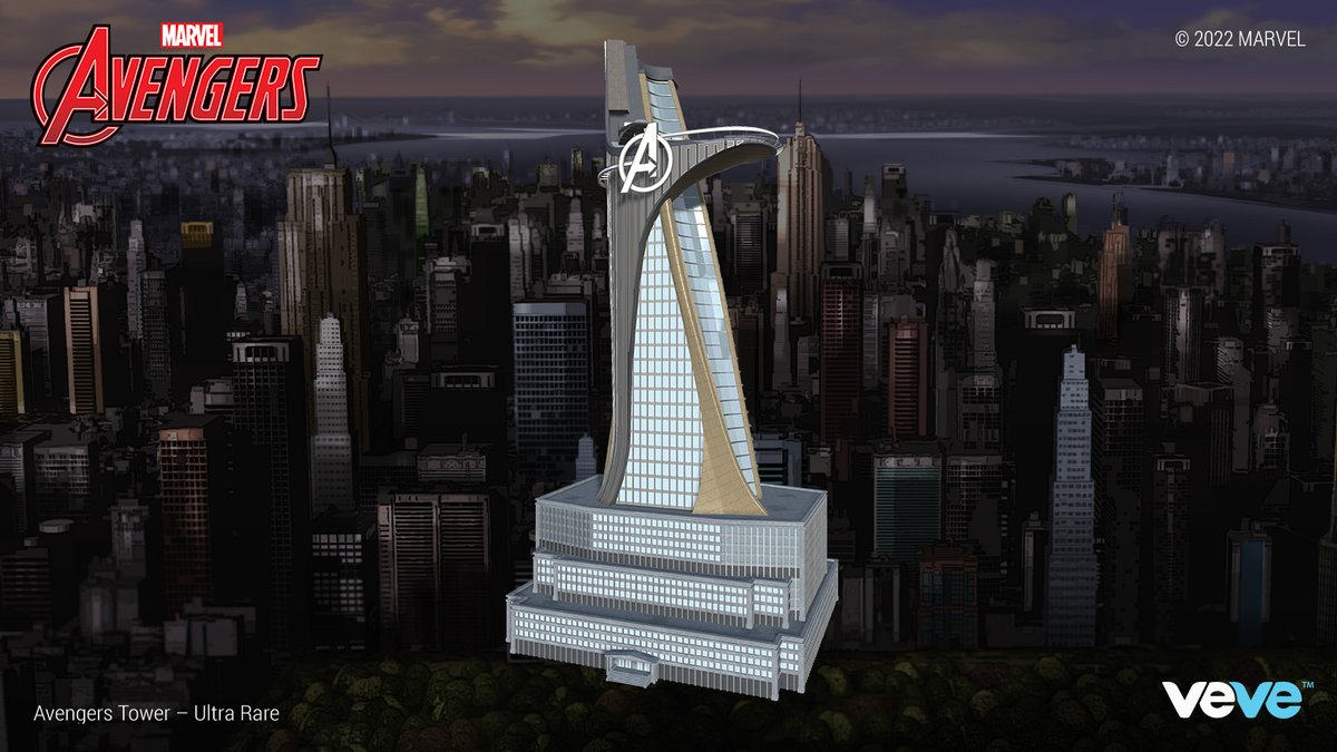 veve_official's tweet photo. Avengers assemble! Add @Marvel landmark Avengers Tower to your Showroom when it drops this Friday, 30 December at 8 AM PT: https://t.co/QK1JKY9u0T

#MARVELxVeVe https://t.co/UuiJhlp0zP