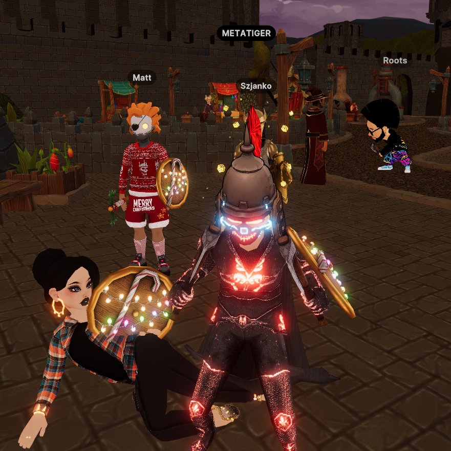 MAMATRAXdcl's tweet photo. The new @KnightsOfAntrom emote is so dope!!โ๏ธ๐ฅ @decentraland #DCL #web3 #P2E #decentraland #knightsofantrom #digitalfashion @DCLMETATIGER @DCLMETATIGER @yannakis_dcl @SzilardJanko @SteveSaiko @DclRoots https://t.co/SWwzkZkFTh
