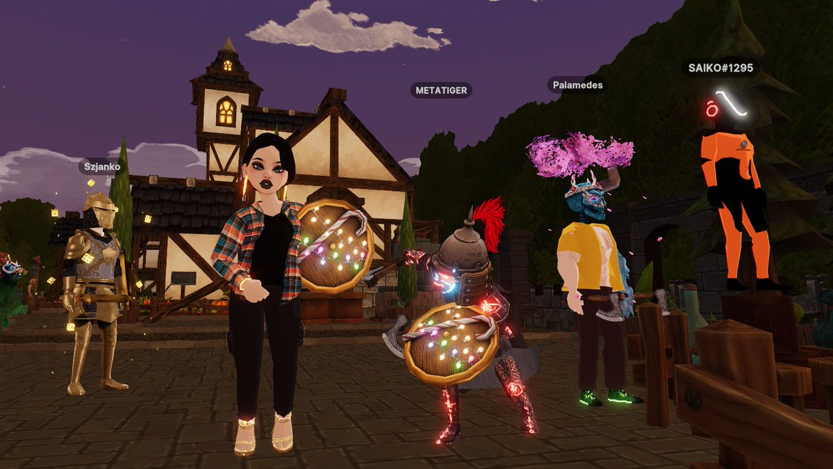 MAMATRAXdcl's tweet photo. The new @KnightsOfAntrom emote is so dope!!โ๏ธ๐ฅ @decentraland #DCL #web3 #P2E #decentraland #knightsofantrom #digitalfashion @DCLMETATIGER @DCLMETATIGER @yannakis_dcl @SzilardJanko @SteveSaiko @DclRoots https://t.co/SWwzkZkFTh