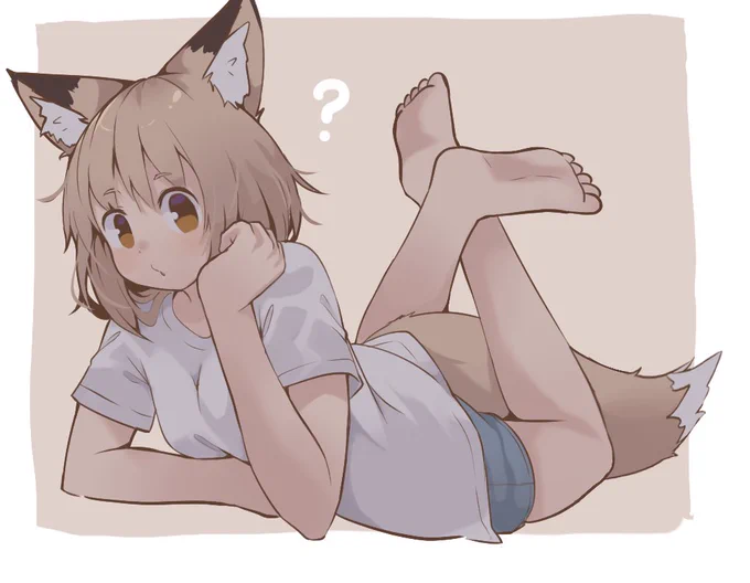 寝そべりここちゃん#毎日お絵かき練習共有 