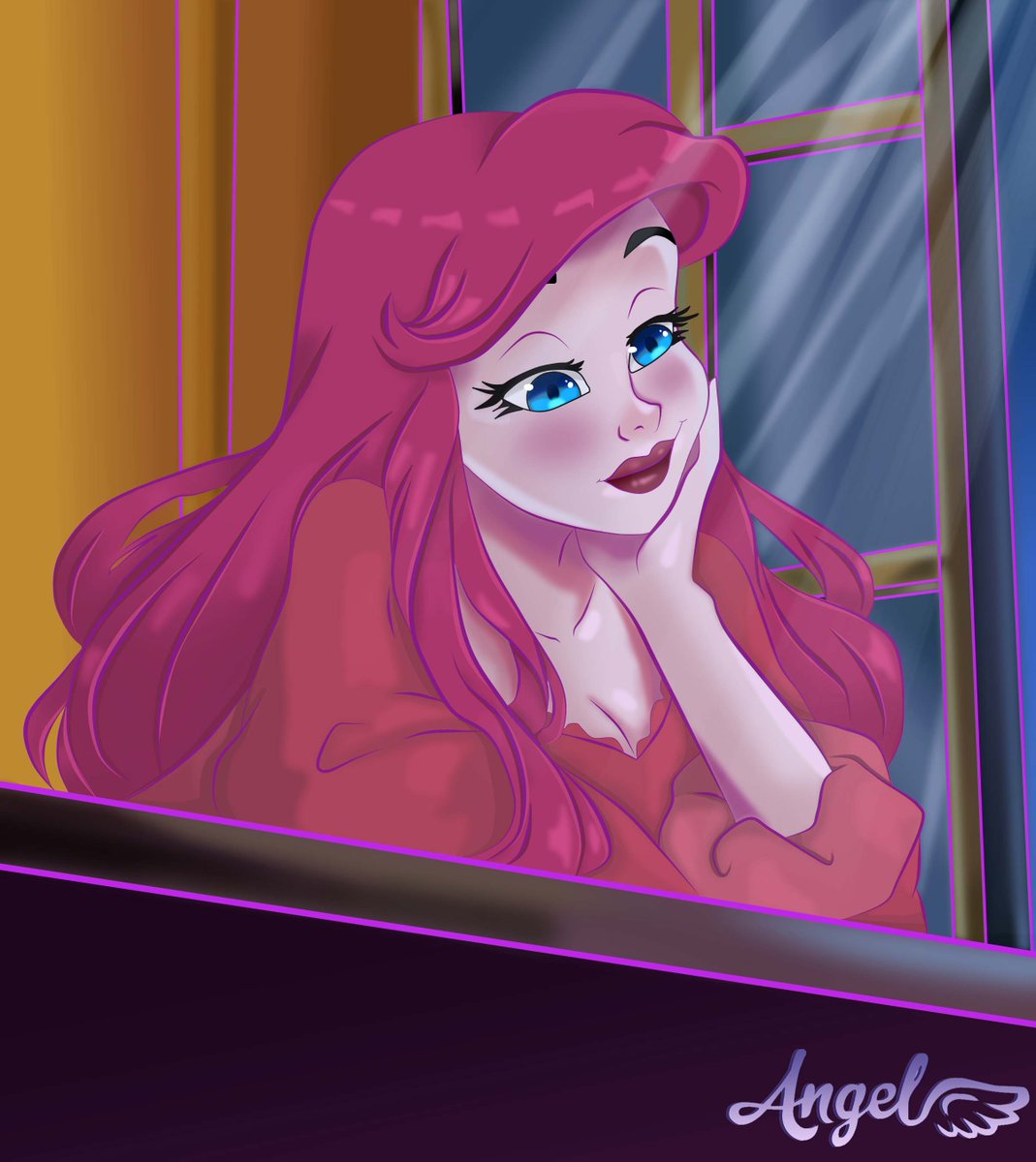 Angely_art's tweet photo. #disneyprincess #disneydrawing #simplestyle #drawing #art #digitalart #dibujodigital #aesthetic #Ariel #Arielprincess #arieldisney #lasirenita https://t.co/K8KFaYimVj