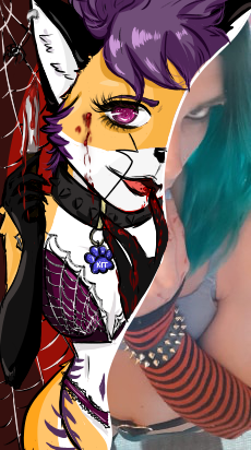 KitkatTeal's tweet photo. @FlukeTheWolf just a vixen 😉 https://t.co/5MsN61Ok4Q