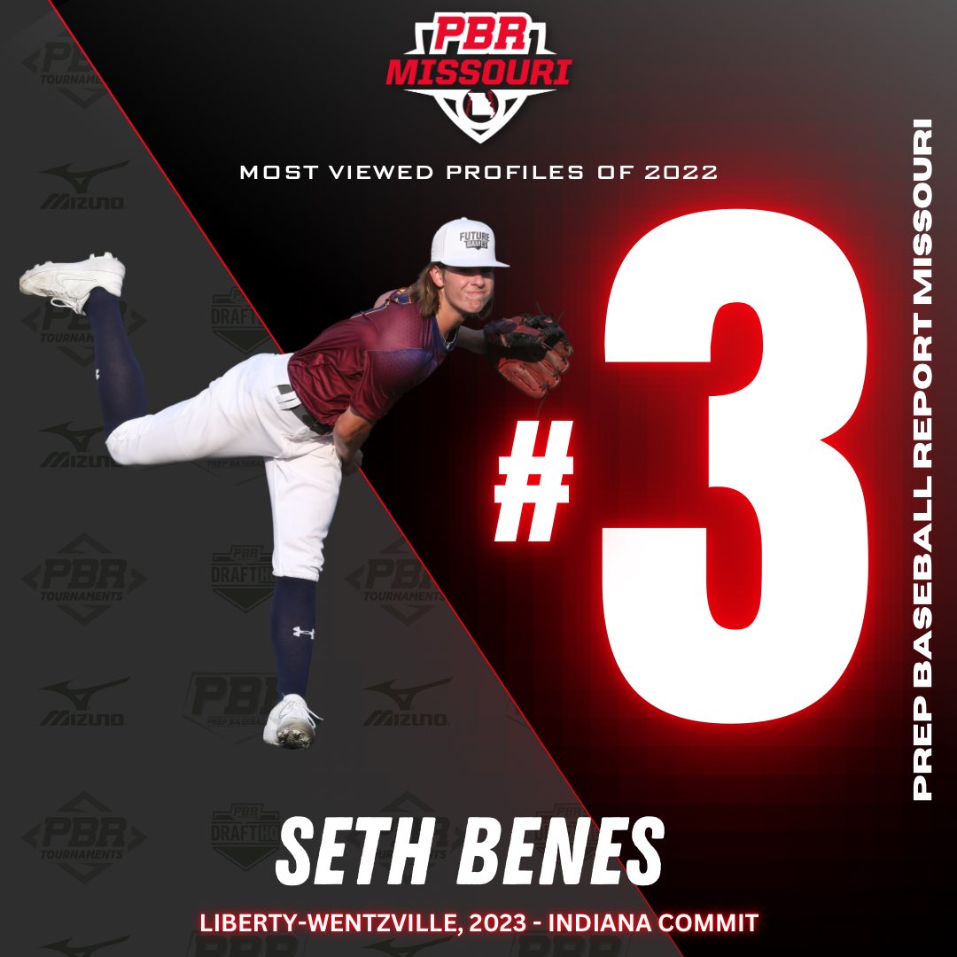 𝐌𝐎 𝐓𝐨𝐩 𝟏𝟎 𝐏𝐫𝐨𝐟𝐢𝐥𝐞𝐬 𝐨𝐟 𝟐𝟎𝟐𝟐 ✨

Seth Benes solidified his status as one of Missouri’s top arms this past year, committing to Indiana in the process. 

He checks in at No. 3 on our 'Most Viewed' countdown. 👇

𝗦𝗧𝗢𝗥𝗬: loom.ly/lIqX8Uo