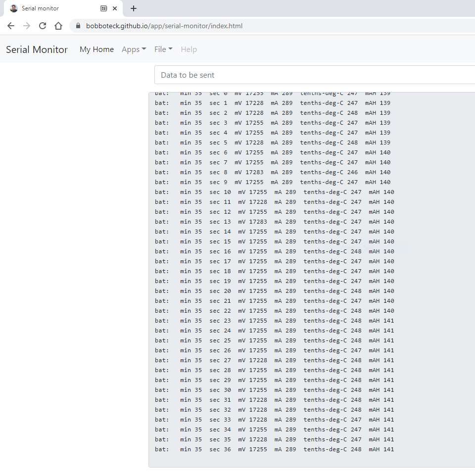 bobboteck's tweet photo. This is my Serial Monitor Web Application!
Yes you can use this App in your browser without having to install anything, you just have to go to https://t.co/xBY5T7Euuo, connect the device to the PC, select the baud rate and click on Connect.

#WebApp 
#javascript https://t.co/gQIYLslAhv