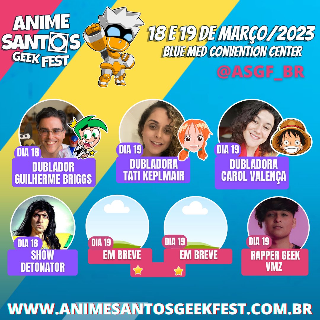 ASGF 2023: Maior evento Geek Indoor da Baixada Santista está de volta em  março - Estúdio Homies