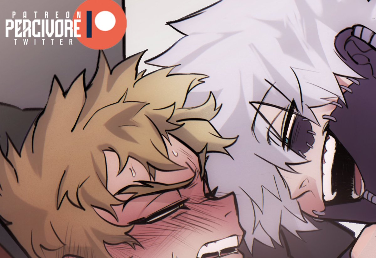 pervivore's tweet photo. Happy birthday hawks and happy new year for patrons  👀! X2 

[#ホークス誕生祭2022 / #dabihawks ]

Dabi decides on being kind and finally returning the favor as a birthday present 🎁

https://t.co/QuhTzXeFIC https://t.co/lX3tJfNCWX