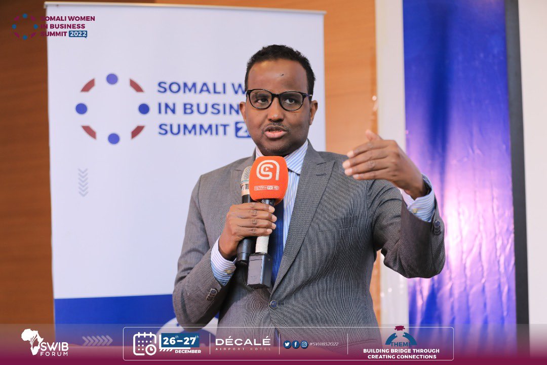 SIMADiLab's tweet photo. The conference produced thought-provoking debates about Somali women in business. During the forum, we presented our contributions & commitments to Somalia's female-owned businesses, including technical assistance, business formalization, and financial assistance. #SWIB2022 2/2 https://t.co/BDlp9tcj2K