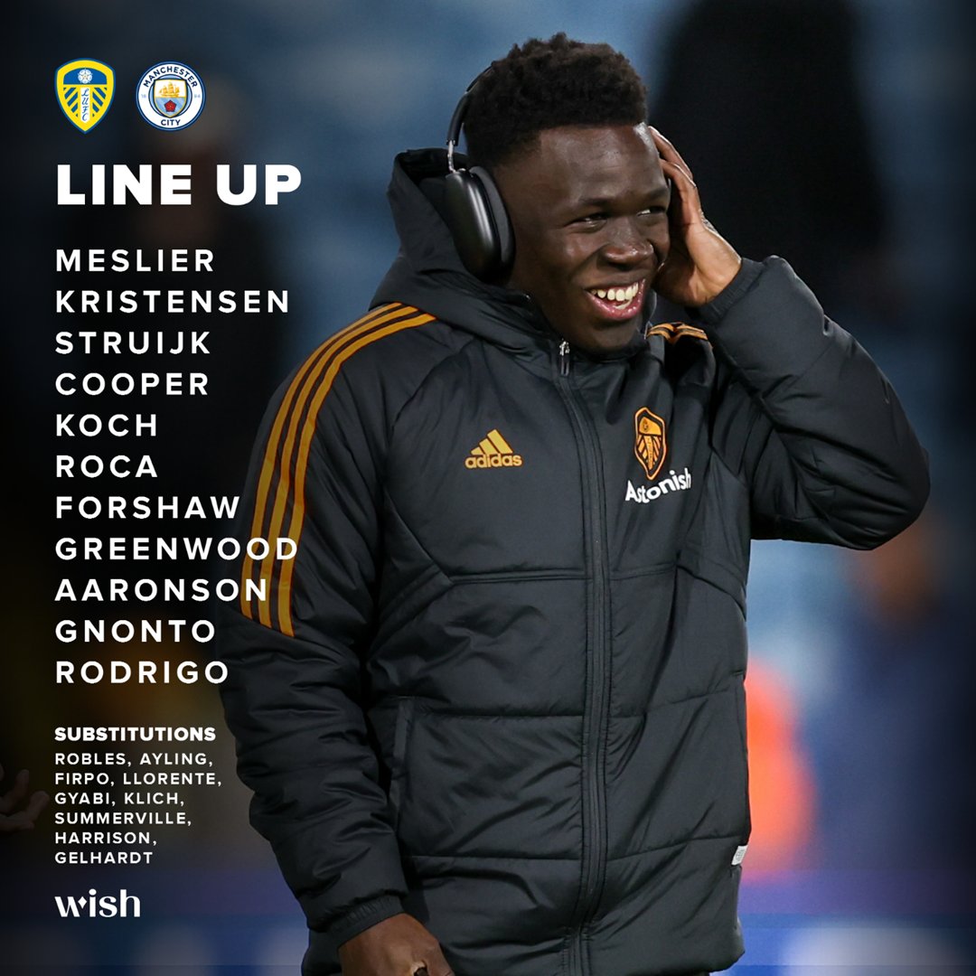 Leeds United line-up