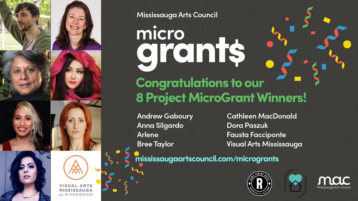 Mississauga Arts Council (@missartscouncil) on Twitter photo Congratulations to our Fall 2022 Project MicroGrant Winners!
Congrats Andrew Gaboury @afieldofcrowns, Anna Silgardo, @Official_Arlene, <a href="/breetaylor/">Bree Taylor</a>, Cathleen MacDonald <a href="/motionpix/">Cathleen MacDonald</a>, Dora Paszuk, Fausta Facciponte, and <a href="/VisualArtsMiss/">Visual Arts Mississauga</a>.
Full list of winners: ow.ly/aO8x50M2qTc Congratulations to our Fall 2022 Project MicroGrant Winners!
Congrats Andrew Gaboury @afieldofcrowns, Anna Silgardo, @Official_Arlene, <a href="/breetaylor/">Bree Taylor</a>, Cathleen MacDonald <a href="/motionpix/">Cathleen MacDonald</a>, Dora Paszuk, Fausta Facciponte, and <a href="/VisualArtsMiss/">Visual Arts Mississauga</a>.
Full list of winners: ow.ly/aO8x50M2qTc
