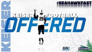 I’m blessed to receive a offer from Keizer University⚪️🔵