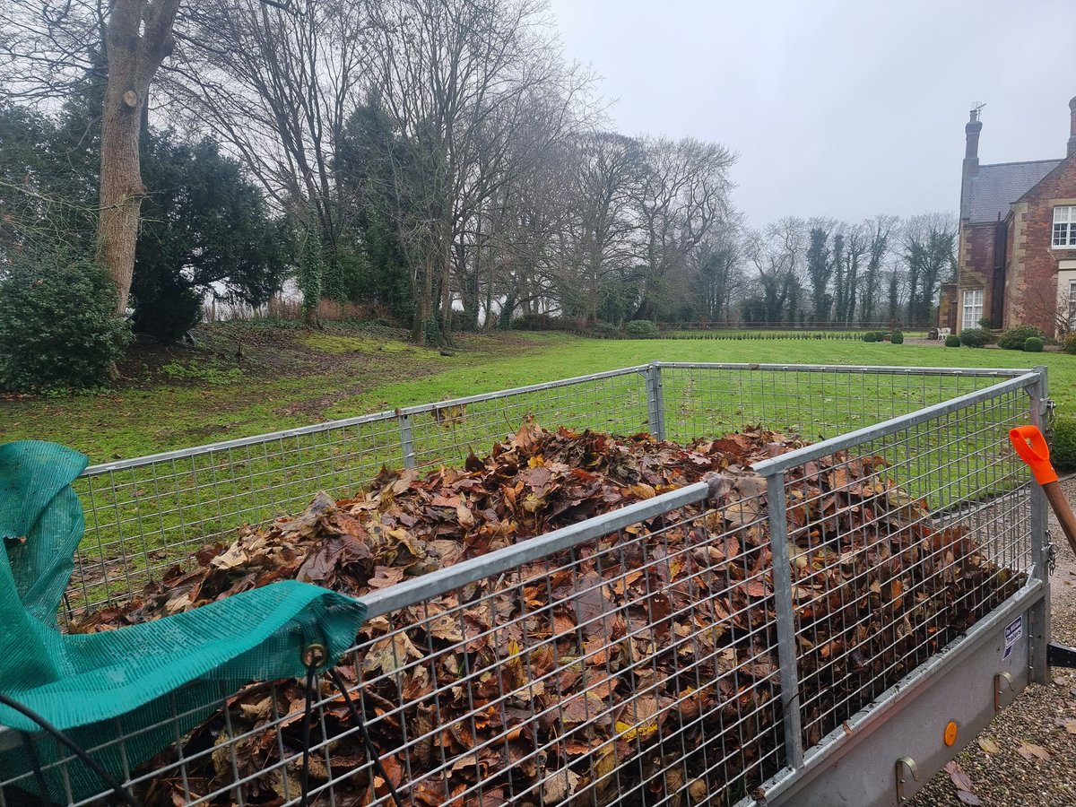 Hopefully the last of the leaves at this regular maintenance for this client. We believe we have removed around 15,000 litres of leaves in the last couple of months from around this property (not all by rake).