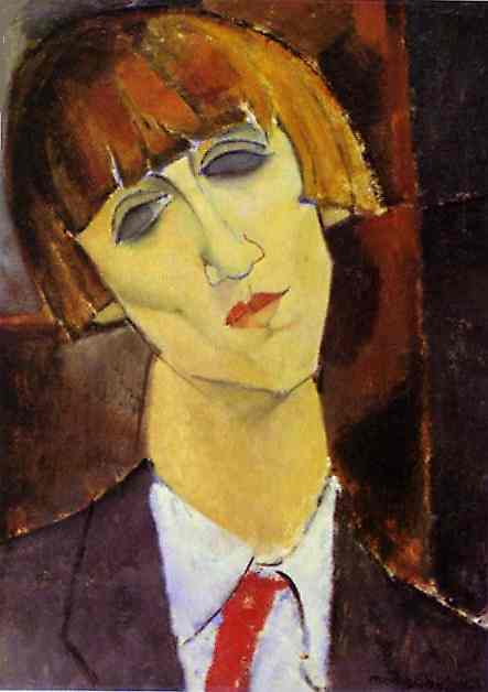 Portrait of Madame Kisling, 1917 #expressionism #amedeomodigliani wikiart.org/en/amedeo-modi…
